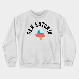 San Antonio Pride Basketball Fan T-Shirt: Show Your Love for Texas Hoops & Local Spirit Crewneck Sweatshirt